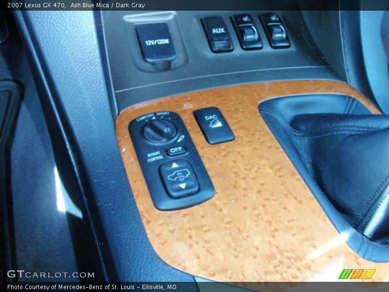 Ash Blue Mica / Dark Gray 2007 Lexus GX 470