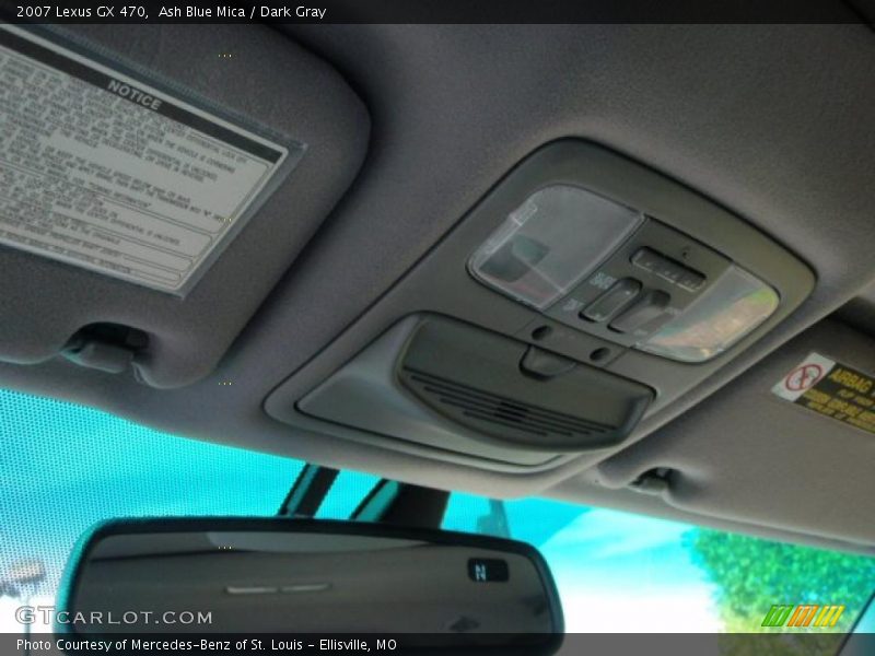 Ash Blue Mica / Dark Gray 2007 Lexus GX 470