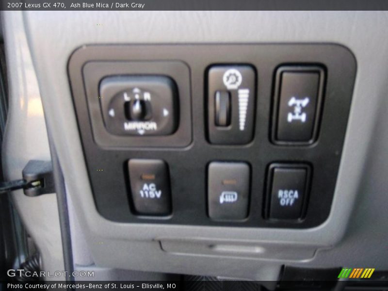 Ash Blue Mica / Dark Gray 2007 Lexus GX 470