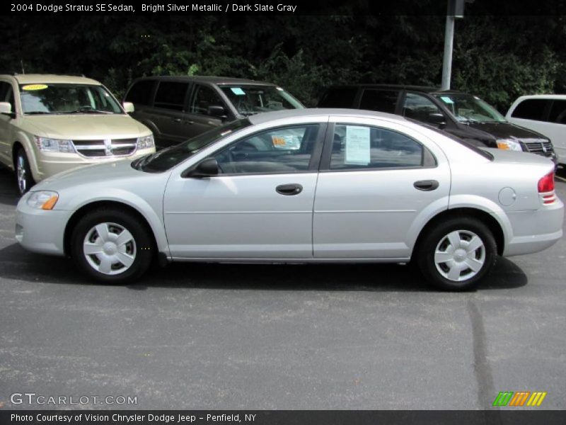 Bright Silver Metallic / Dark Slate Gray 2004 Dodge Stratus SE Sedan