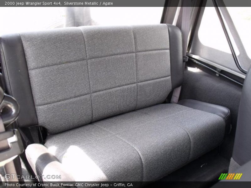 Silverstone Metallic / Agate 2000 Jeep Wrangler Sport 4x4