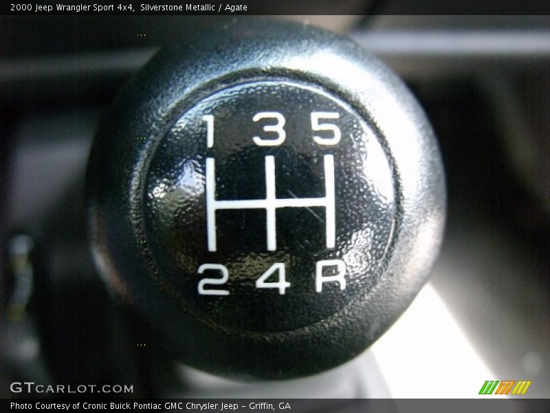 Silverstone Metallic / Agate 2000 Jeep Wrangler Sport 4x4