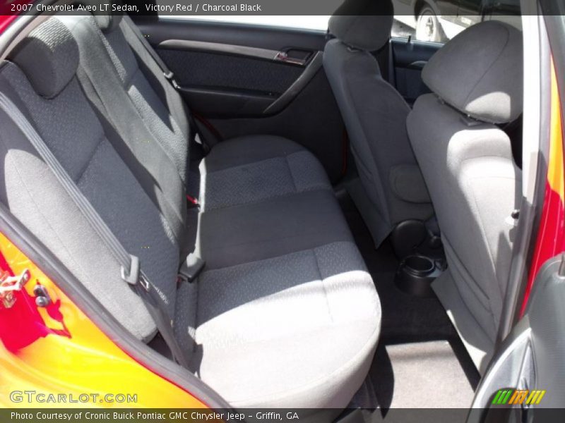 Victory Red / Charcoal Black 2007 Chevrolet Aveo LT Sedan