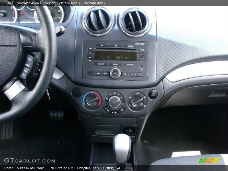Victory Red / Charcoal Black 2007 Chevrolet Aveo LT Sedan