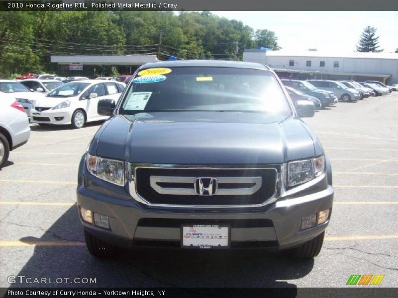 Polished Metal Metallic / Gray 2010 Honda Ridgeline RTL