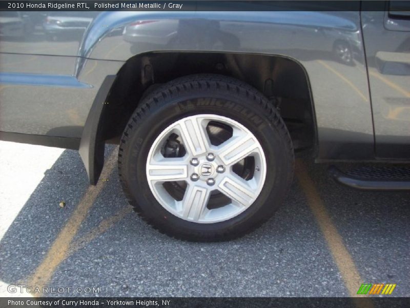 Polished Metal Metallic / Gray 2010 Honda Ridgeline RTL