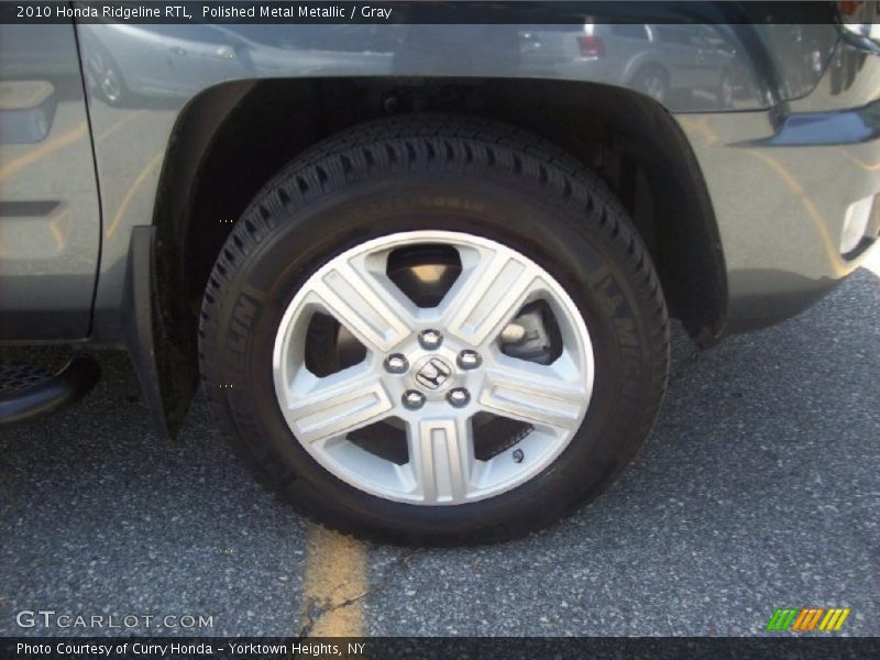 Polished Metal Metallic / Gray 2010 Honda Ridgeline RTL