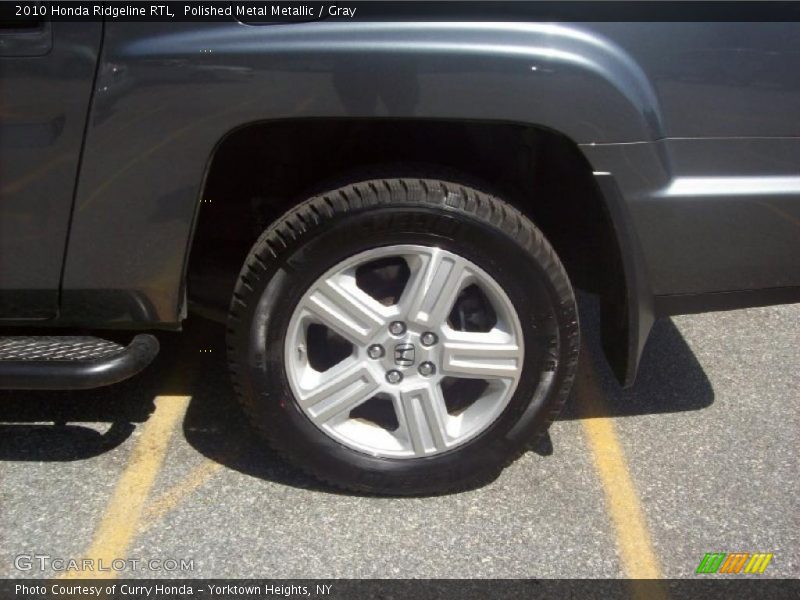 Polished Metal Metallic / Gray 2010 Honda Ridgeline RTL