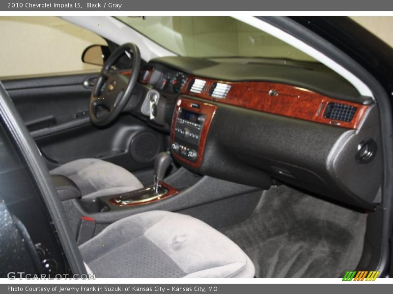 Black / Gray 2010 Chevrolet Impala LS