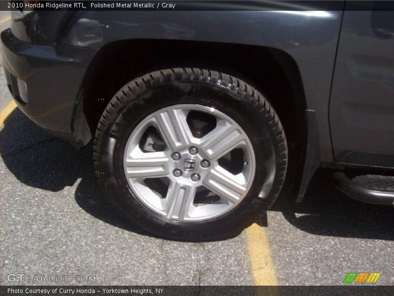 Polished Metal Metallic / Gray 2010 Honda Ridgeline RTL