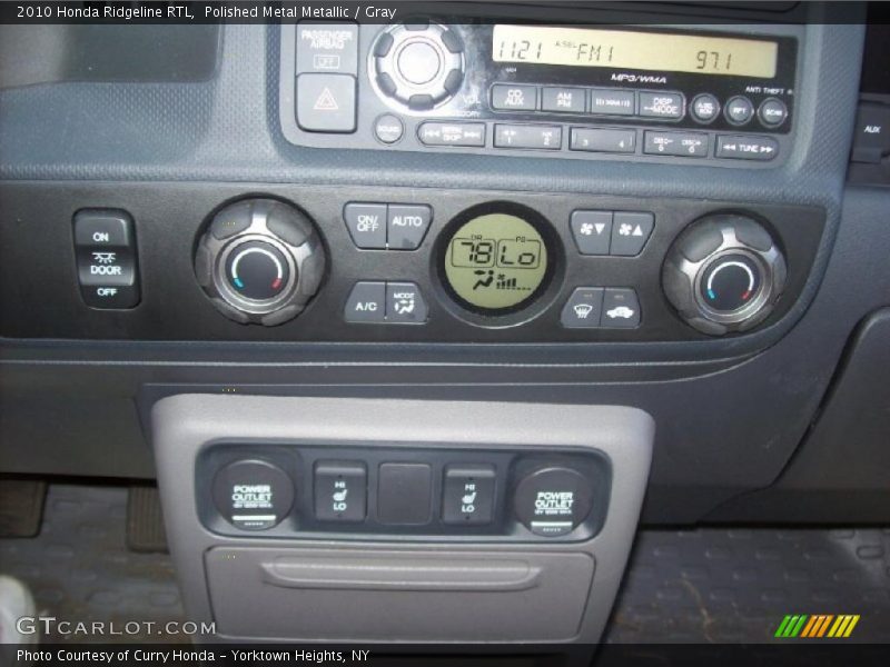 Polished Metal Metallic / Gray 2010 Honda Ridgeline RTL