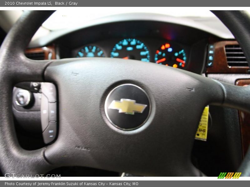 Black / Gray 2010 Chevrolet Impala LS