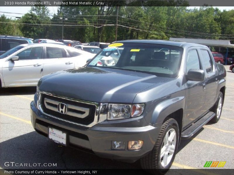 Polished Metal Metallic / Gray 2010 Honda Ridgeline RTL