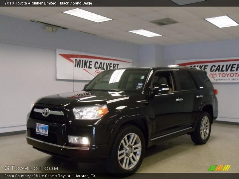 Black / Sand Beige 2010 Toyota 4Runner Limited