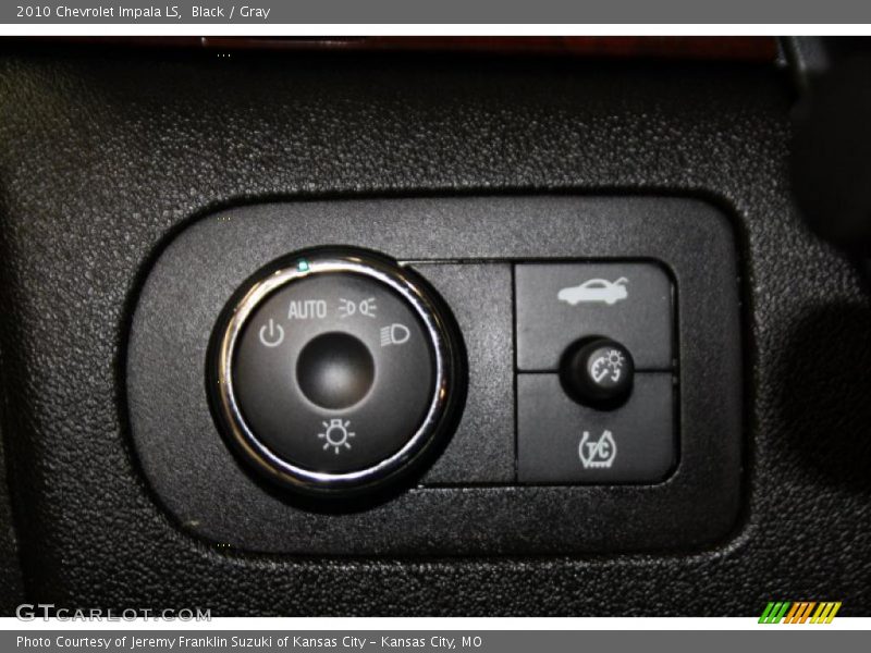 Black / Gray 2010 Chevrolet Impala LS