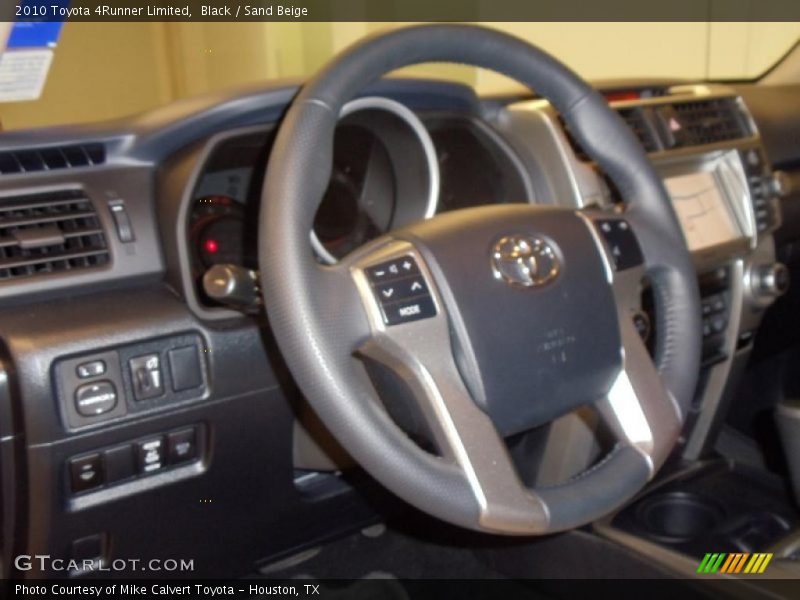 Black / Sand Beige 2010 Toyota 4Runner Limited