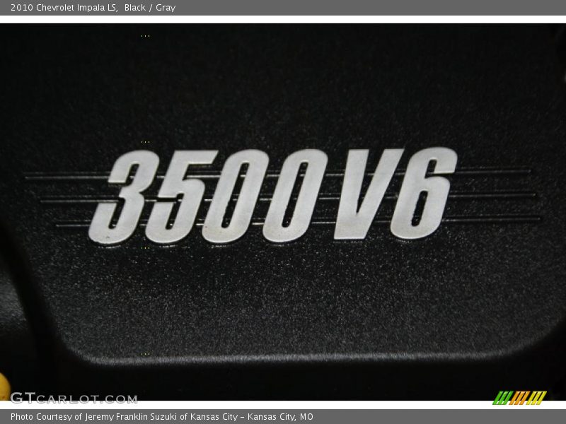Black / Gray 2010 Chevrolet Impala LS