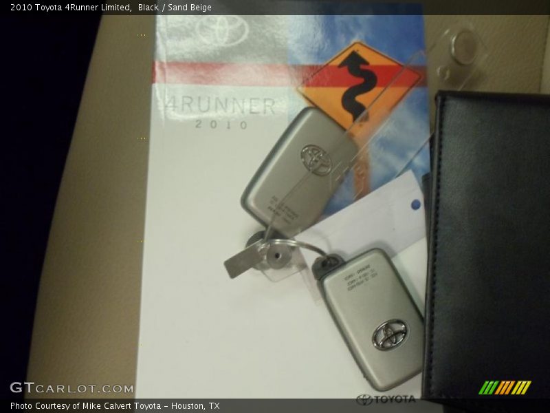 Black / Sand Beige 2010 Toyota 4Runner Limited