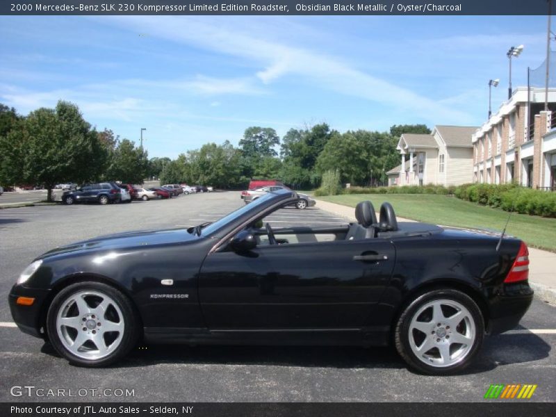 Obsidian Black Metallic / Oyster/Charcoal 2000 Mercedes-Benz SLK 230 Kompressor Limited Edition Roadster