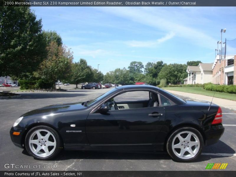 Obsidian Black Metallic / Oyster/Charcoal 2000 Mercedes-Benz SLK 230 Kompressor Limited Edition Roadster