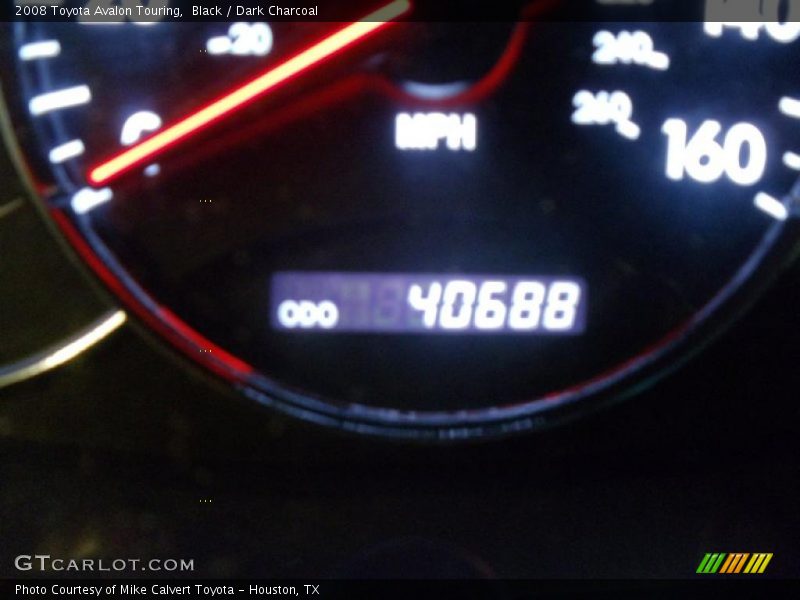 Black / Dark Charcoal 2008 Toyota Avalon Touring