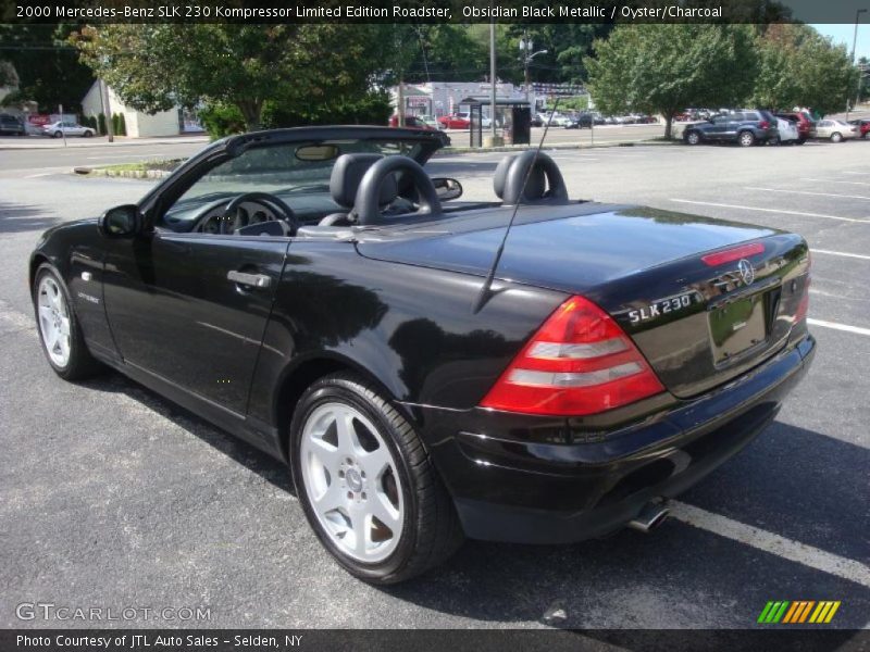 Obsidian Black Metallic / Oyster/Charcoal 2000 Mercedes-Benz SLK 230 Kompressor Limited Edition Roadster