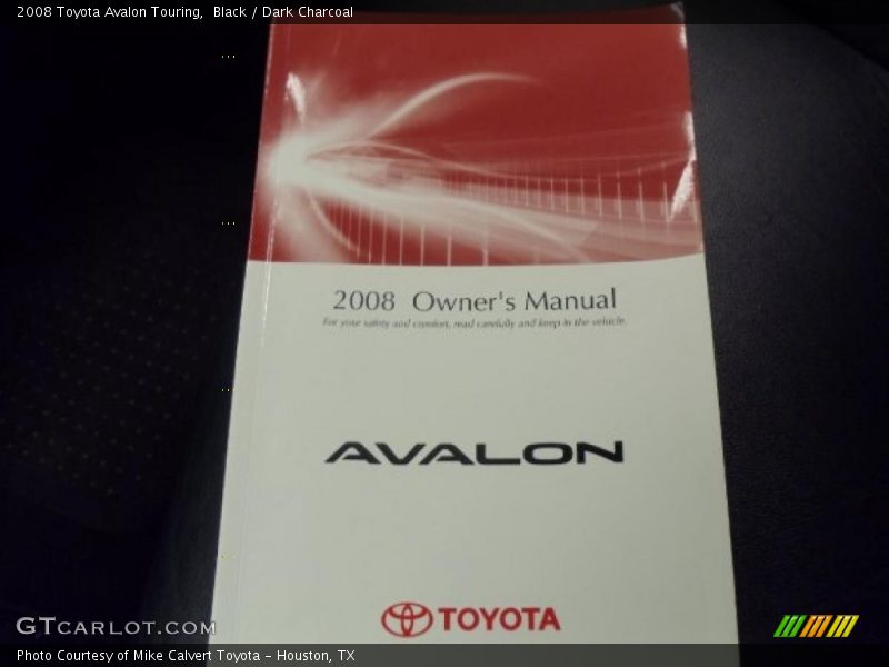 Black / Dark Charcoal 2008 Toyota Avalon Touring