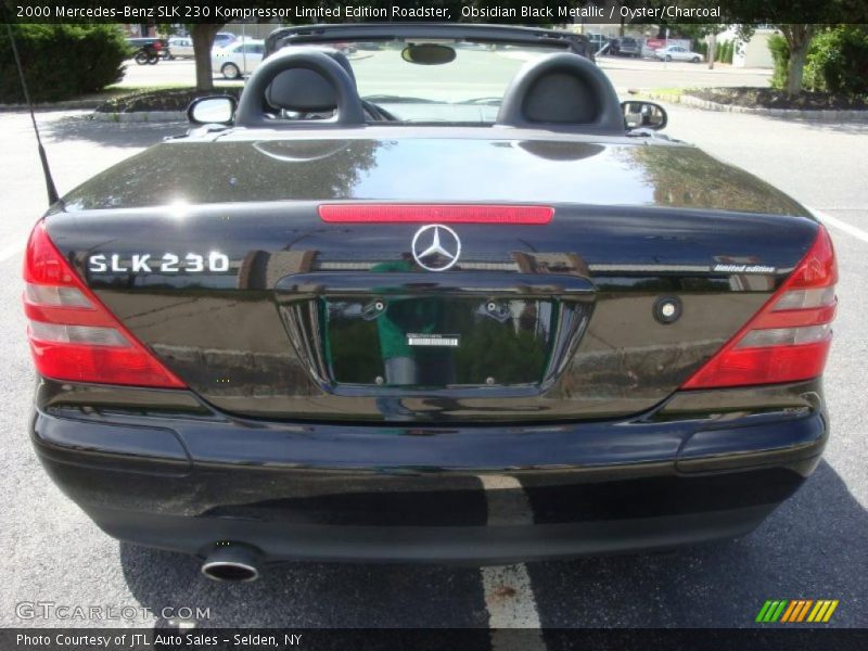 Obsidian Black Metallic / Oyster/Charcoal 2000 Mercedes-Benz SLK 230 Kompressor Limited Edition Roadster