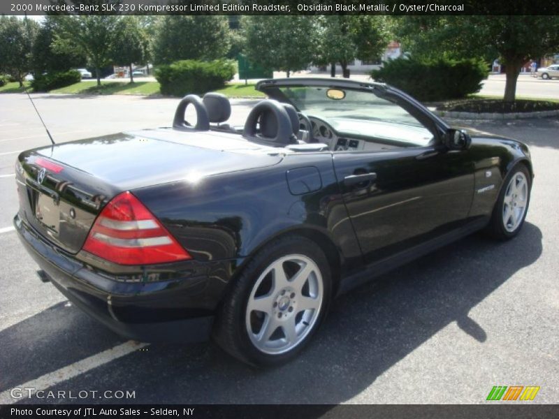 Obsidian Black Metallic / Oyster/Charcoal 2000 Mercedes-Benz SLK 230 Kompressor Limited Edition Roadster