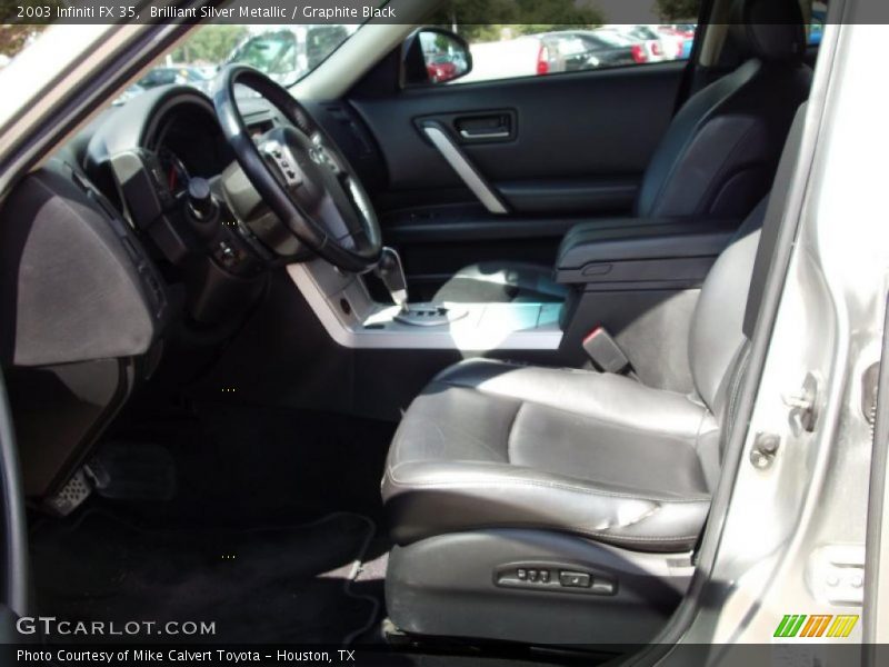 Brilliant Silver Metallic / Graphite Black 2003 Infiniti FX 35