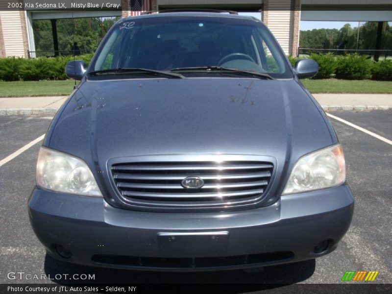 Misty Blue / Gray 2002 Kia Sedona LX