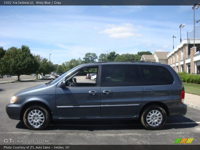 Misty Blue / Gray 2002 Kia Sedona LX