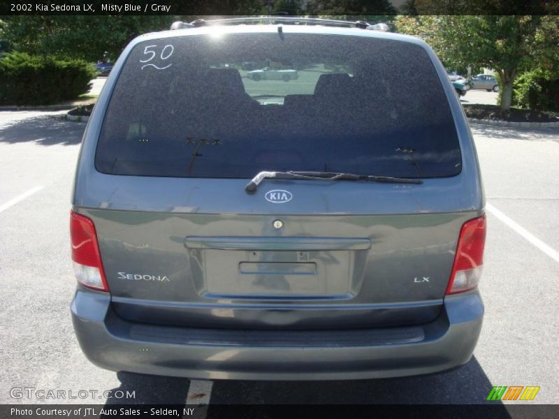 Misty Blue / Gray 2002 Kia Sedona LX