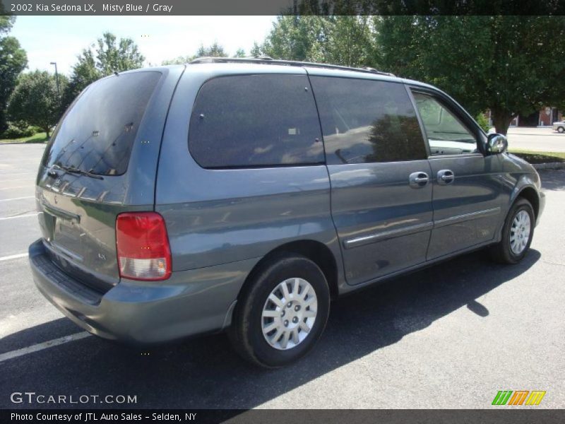 Misty Blue / Gray 2002 Kia Sedona LX