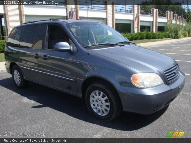 Misty Blue / Gray 2002 Kia Sedona LX