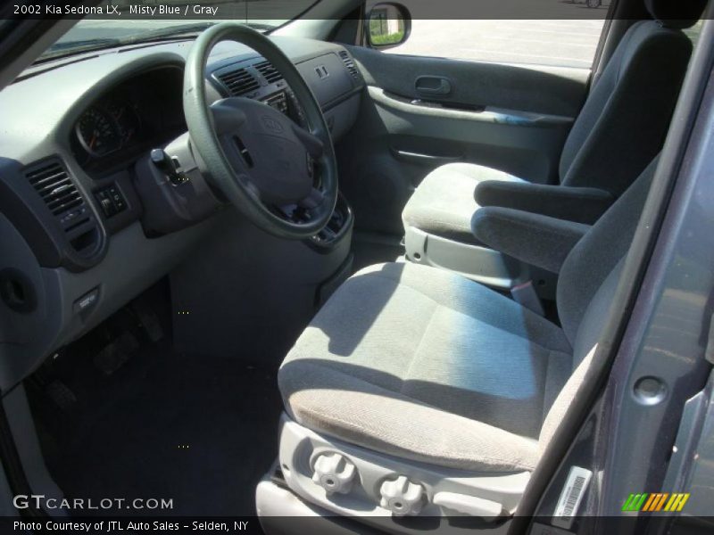 Misty Blue / Gray 2002 Kia Sedona LX