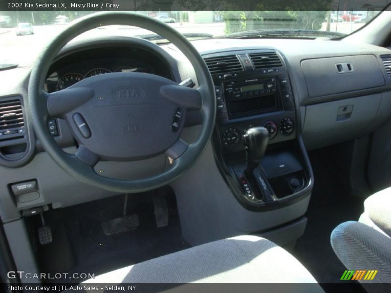 Misty Blue / Gray 2002 Kia Sedona LX
