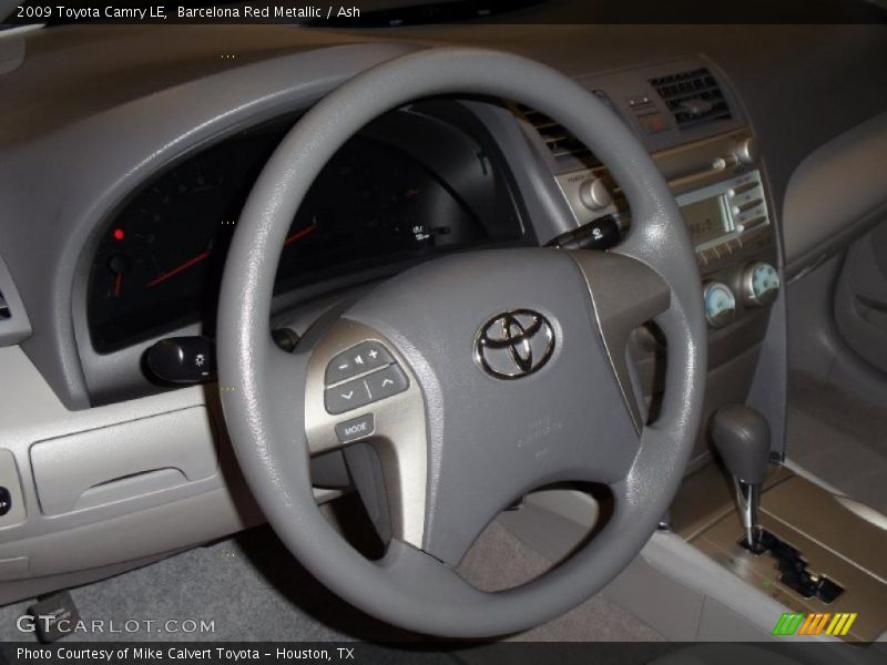 Barcelona Red Metallic / Ash 2009 Toyota Camry LE