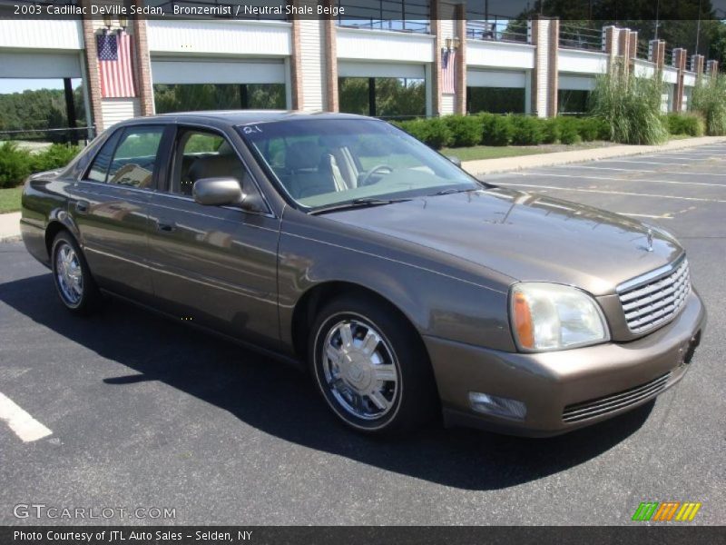 Bronzemist / Neutral Shale Beige 2003 Cadillac DeVille Sedan