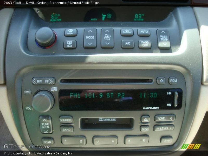 Bronzemist / Neutral Shale Beige 2003 Cadillac DeVille Sedan