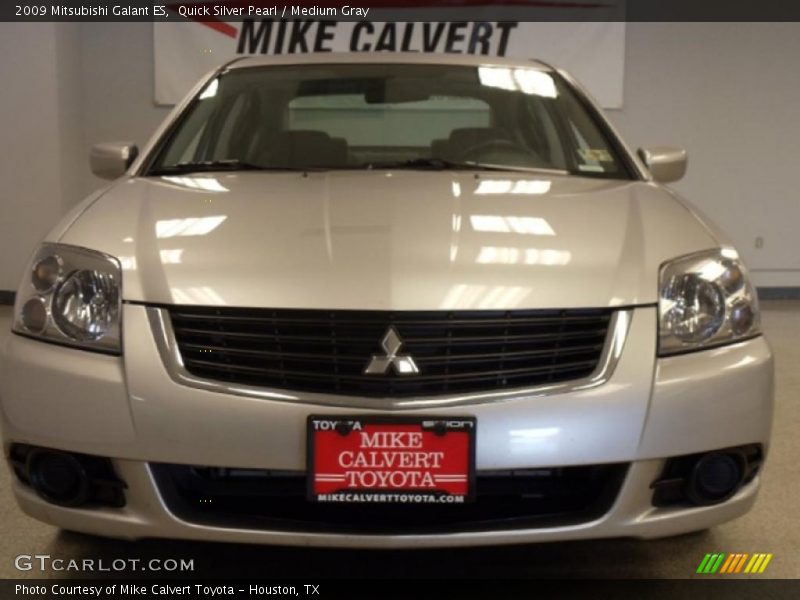 Quick Silver Pearl / Medium Gray 2009 Mitsubishi Galant ES