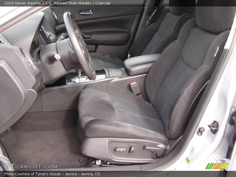 Radiant Silver Metallic / Charcoal 2009 Nissan Maxima 3.5 S