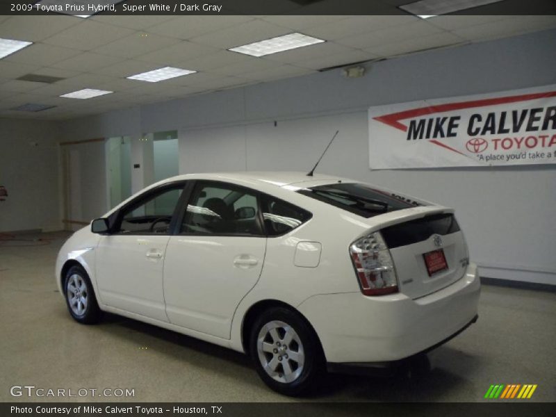 Super White / Dark Gray 2009 Toyota Prius Hybrid
