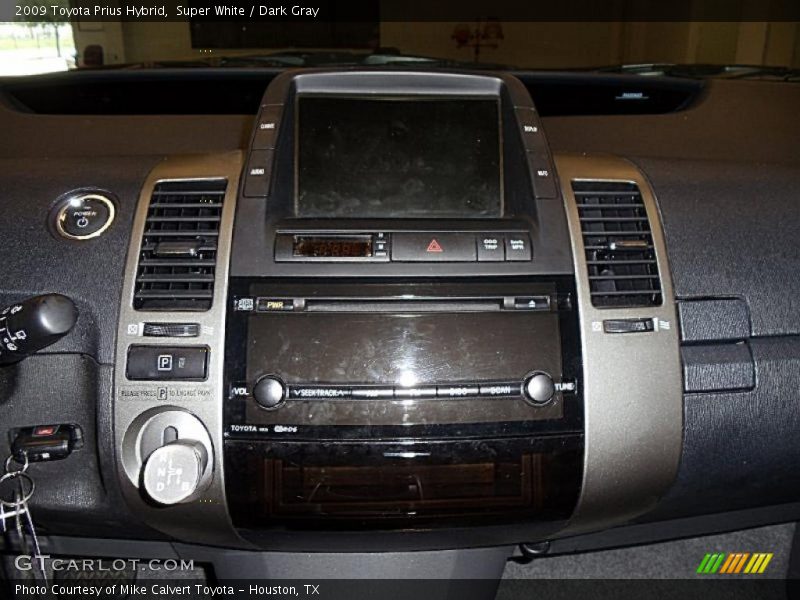 Super White / Dark Gray 2009 Toyota Prius Hybrid