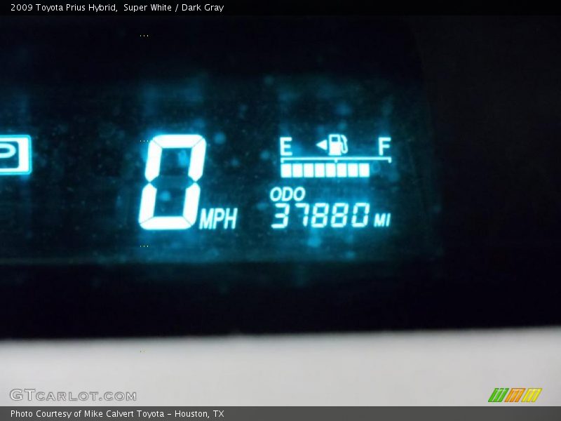 Super White / Dark Gray 2009 Toyota Prius Hybrid