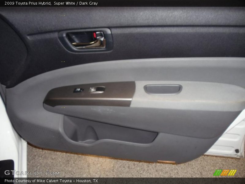 Super White / Dark Gray 2009 Toyota Prius Hybrid
