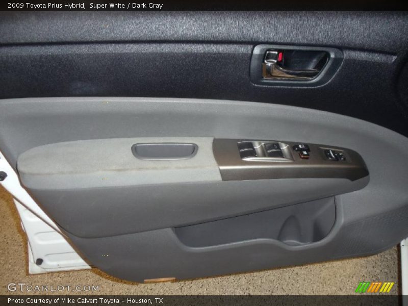Super White / Dark Gray 2009 Toyota Prius Hybrid