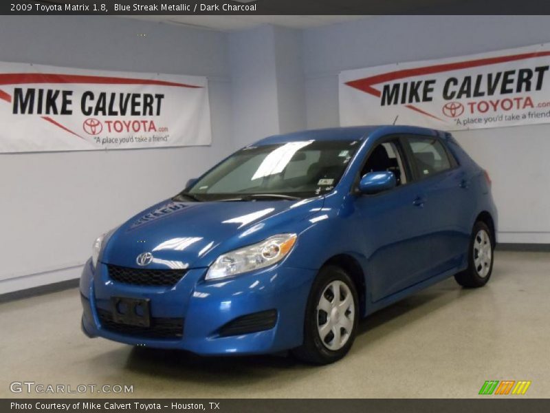 Blue Streak Metallic / Dark Charcoal 2009 Toyota Matrix 1.8