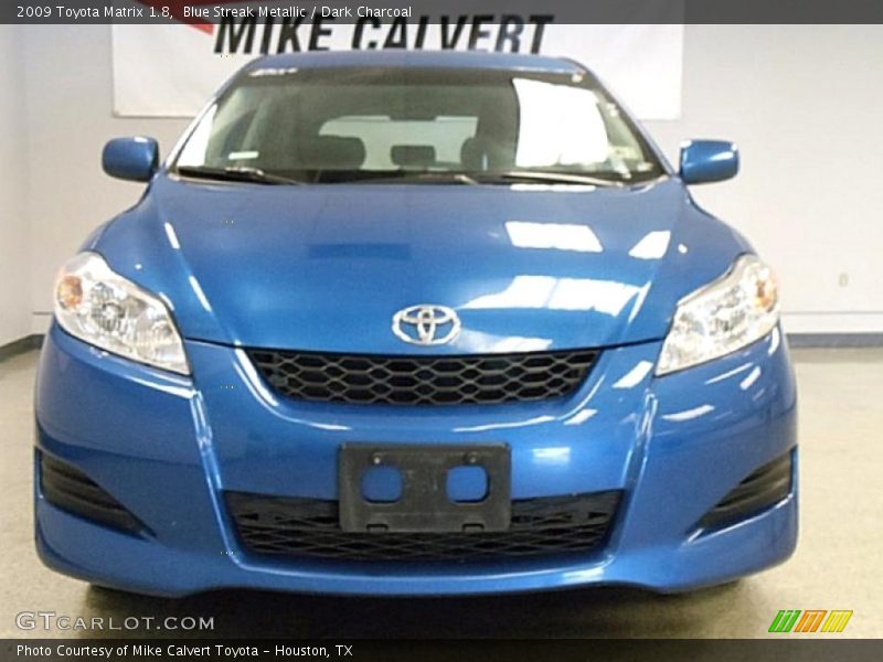 Blue Streak Metallic / Dark Charcoal 2009 Toyota Matrix 1.8