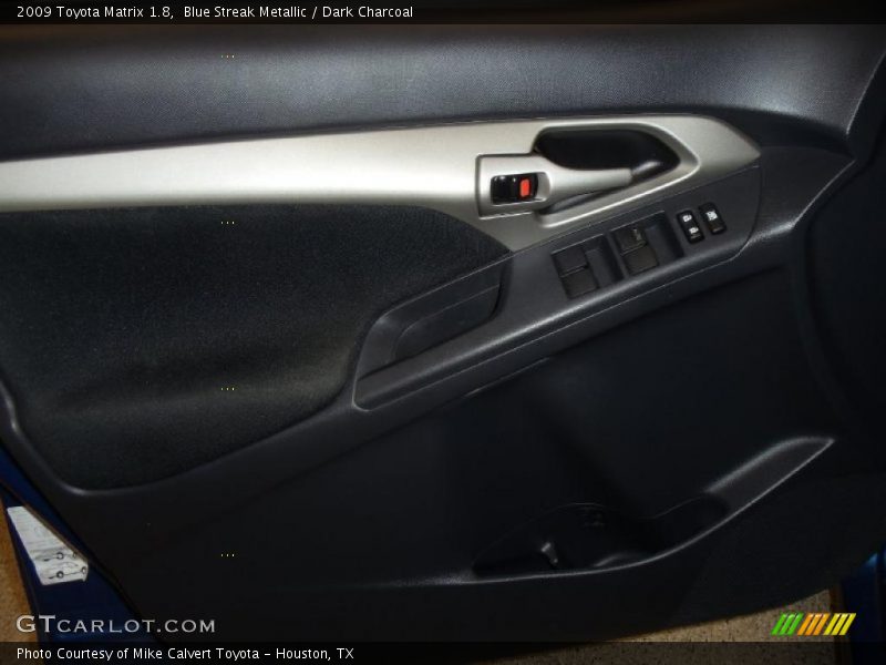 Blue Streak Metallic / Dark Charcoal 2009 Toyota Matrix 1.8